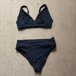 Knix Swimsuit Two-Piece, Black, XXL